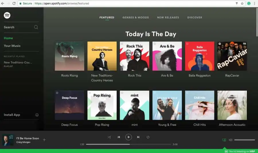Spotify Web Player 2