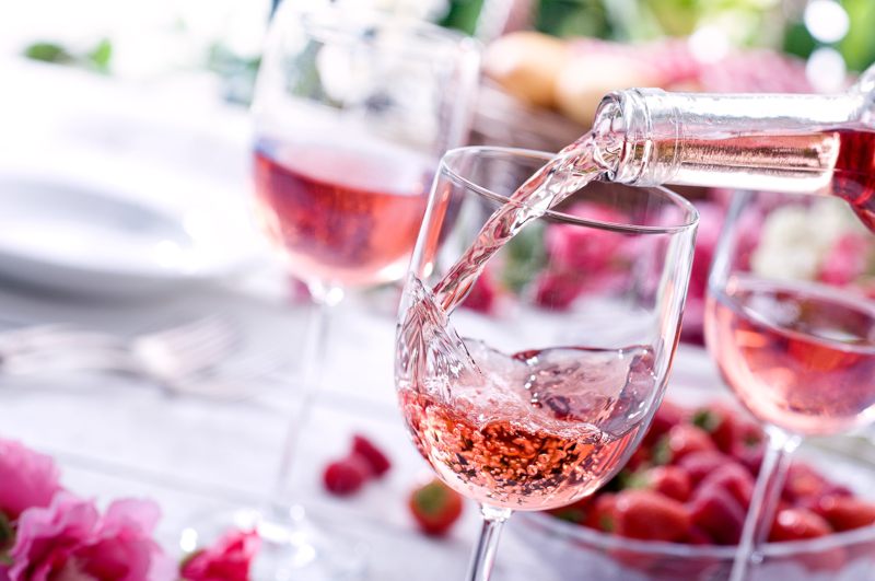 Low Calorie Rose Wine