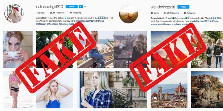 fake Instagram account